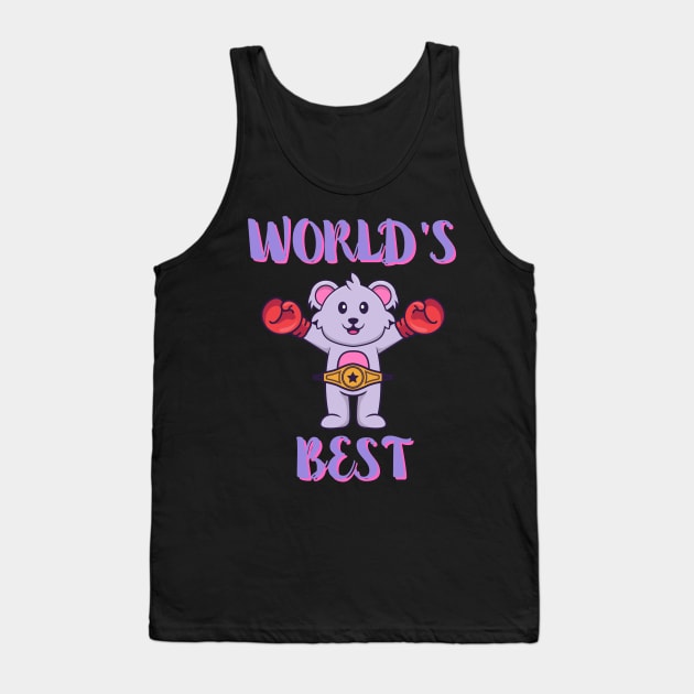 World's Best Tank Top by Claudia Williams Apparel